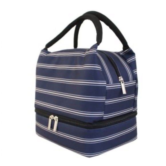 NWT Office Depot® Insulated Stripes Lunch Box - Picture 3 of 6